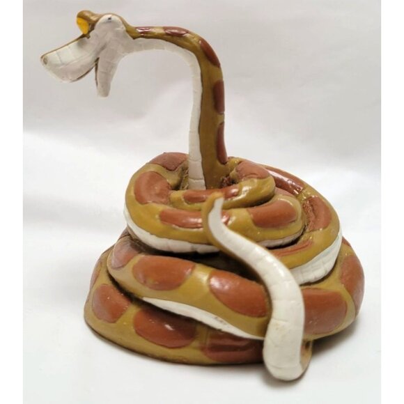 Vintage Applause Disney The Jungle Book Kaa The Snake Vinyl Figurine Toy - Picture 2 of 6